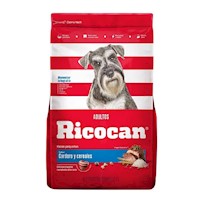 Comida Para Perros RICOCAN Adultos Pequeños Cordero y Cereal Bolsa 22Kg